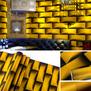Shinning Gold Glitter 3D Wallpaper KTV 5606-1