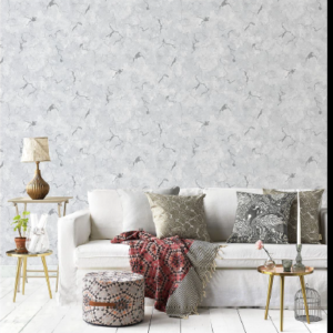 Light Blue Plain Textured Wallpaper 570202