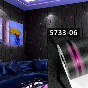 Advanced Wallpaper Black With Purple Background For KTV 5733-06