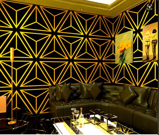 66-601 Wall Paper 3D KTV Decoration Wallpaper For KTV 66-601