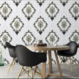 Vintage Damask Wallpaper