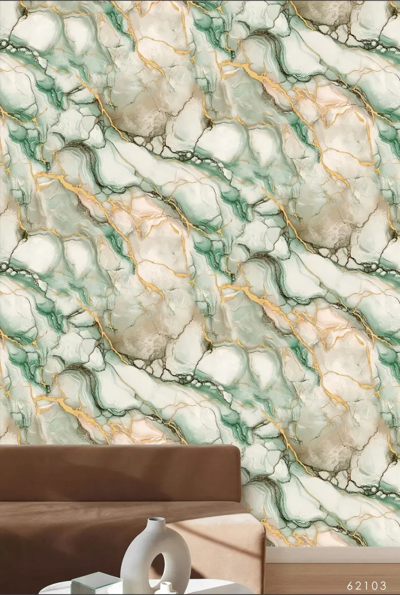 H2O 2_05(1) Elegant Marble Wall Wallpaper With Intricate Patterns 62103