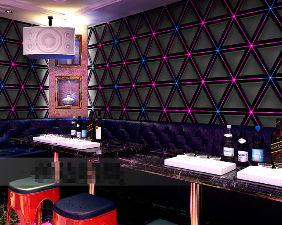 KTV5505-6 KTV 3D Wallpaper With Black Background For 5505-6