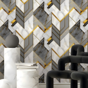 Intelligent Geometric Wallpaper With Polygon Pattern 97063