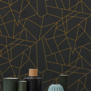 Black Apex Geometric Wallpaper Royalty 97084