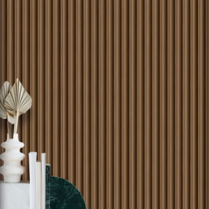 Light Brown Corrugated Wallpaper Infuse Subtle Warmth TB1023