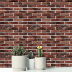 Gradient Brick Wall Wallpaper Vintage Industrial Charm TB1034