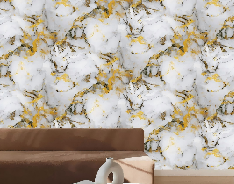 Nature1_08(1) Opulent Marble-Effect Wallpaper With Gold Veining TB1043
