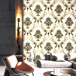 High-Quality Damask Wallpaper