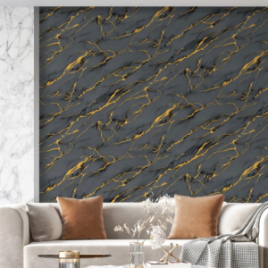 Marble metallic wallpaper