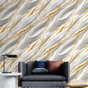 Modern Metallic Texture Wallpaper