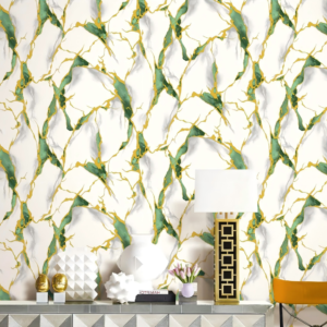 Luxury metallic wallpaper