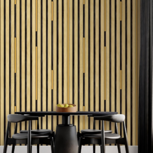 Modern striped wallpaper