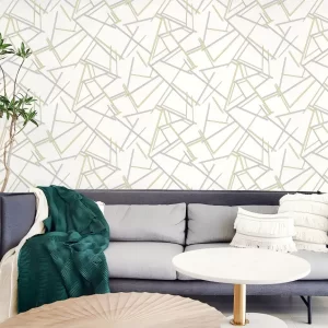 White Luxury Damask Wallpaper New Arrival Non-adhesive Wallpaper 570905