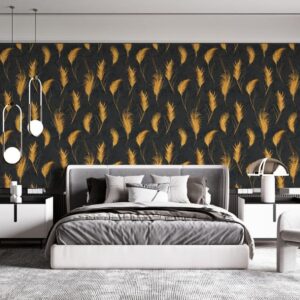 Flying Feather Wallpaper Eco-Friendly For Living Room 591507