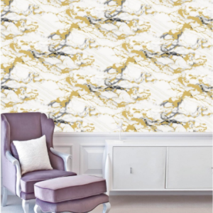 Modern Aesthetic Wallpaper With Gold And Black Marble 61011