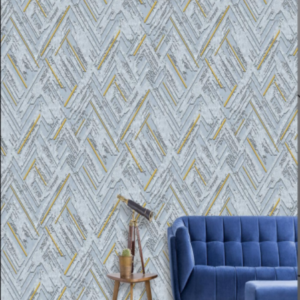 Chic Wallpaper With Elegant Blue And Glamorous Patterns 11113