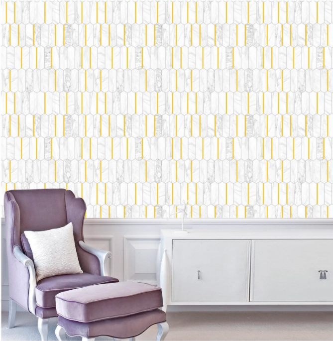 d0740bbbc7662839366cd5b51e17940e Geometric Hexagonal Wallpaper For Modern Luxe Interiors 61041