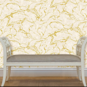 Sumptuous Wallpaper With Elaborate Gold Marble Patterns 11022