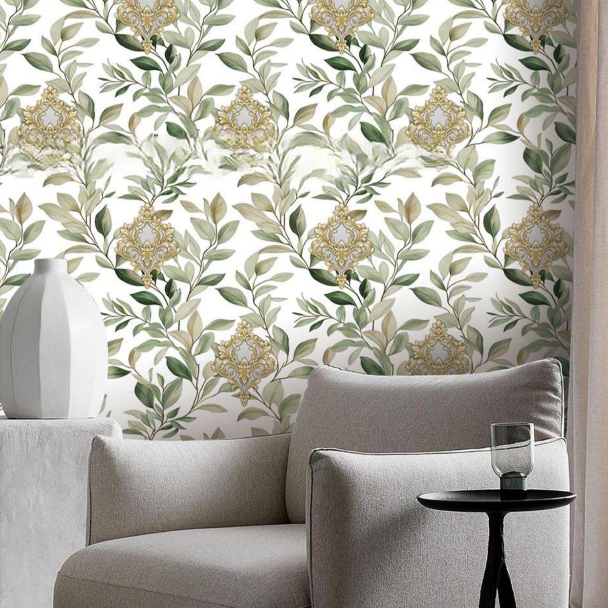 63061 Damask Wallpaper