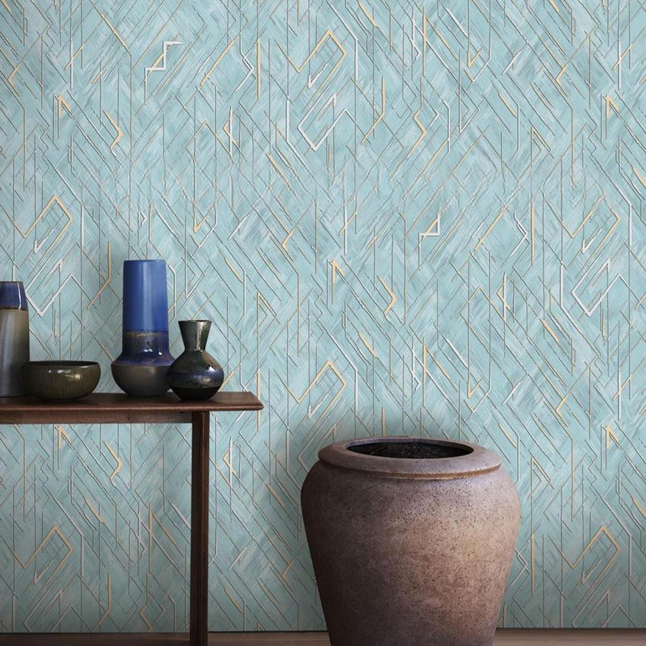 63114 Geometric Line Wallpaper