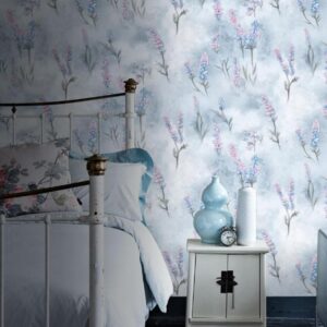 Lavender Floral Wallpaper