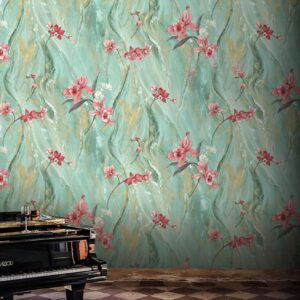 Orchid Floral Wallcovering