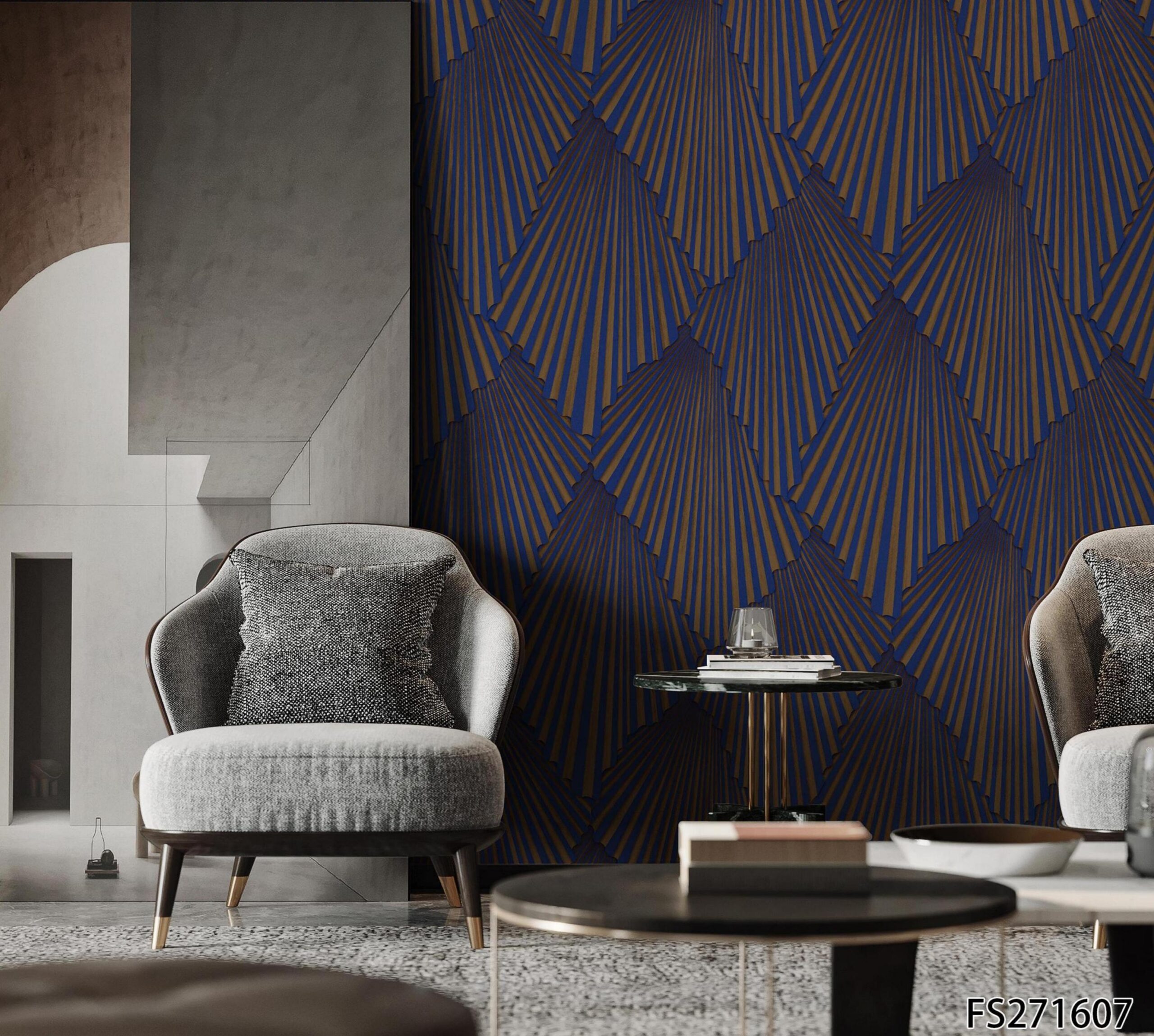 Fabric Art Wallpaper