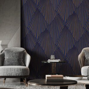 Fabric Art Wallpaper