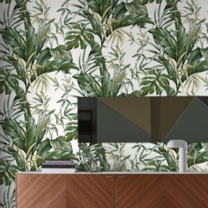 Jungle Leaf Wallpaper
