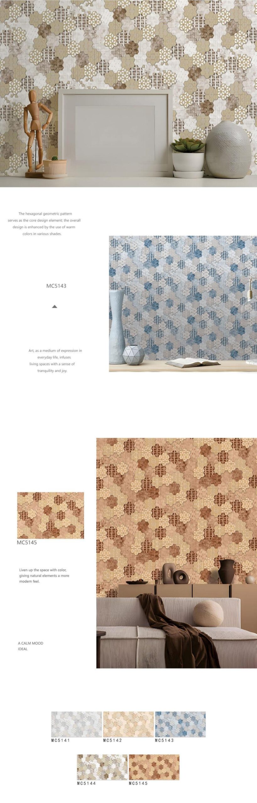 Hexagon Geometric Wallpaper