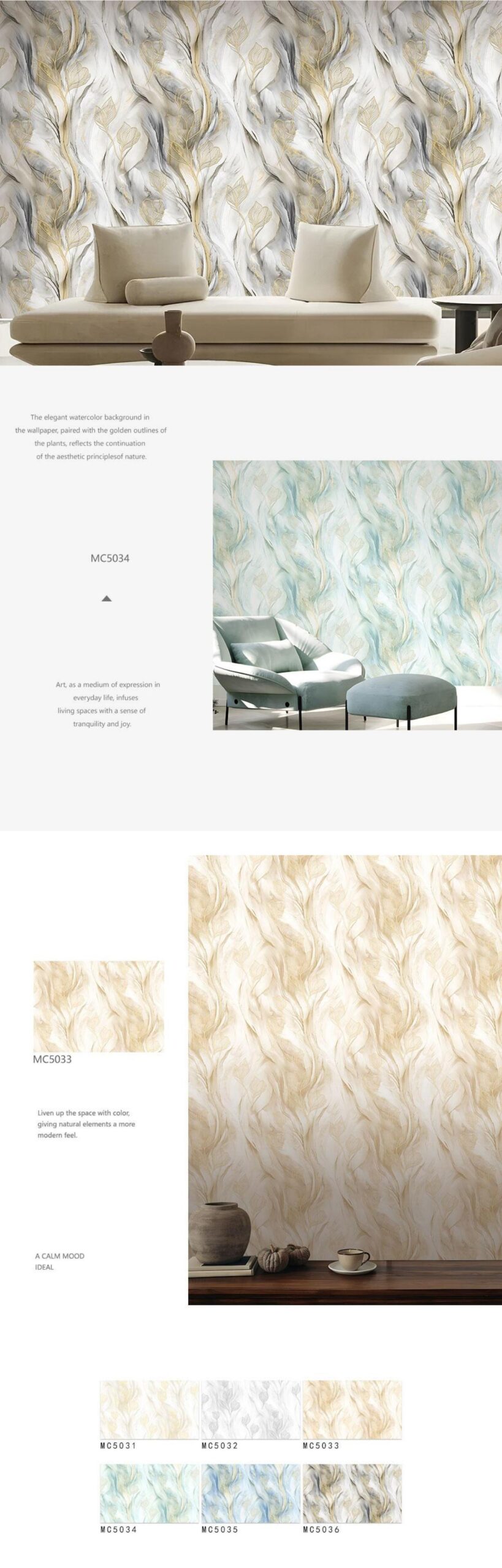 Elegant Watercolor Wallpaper