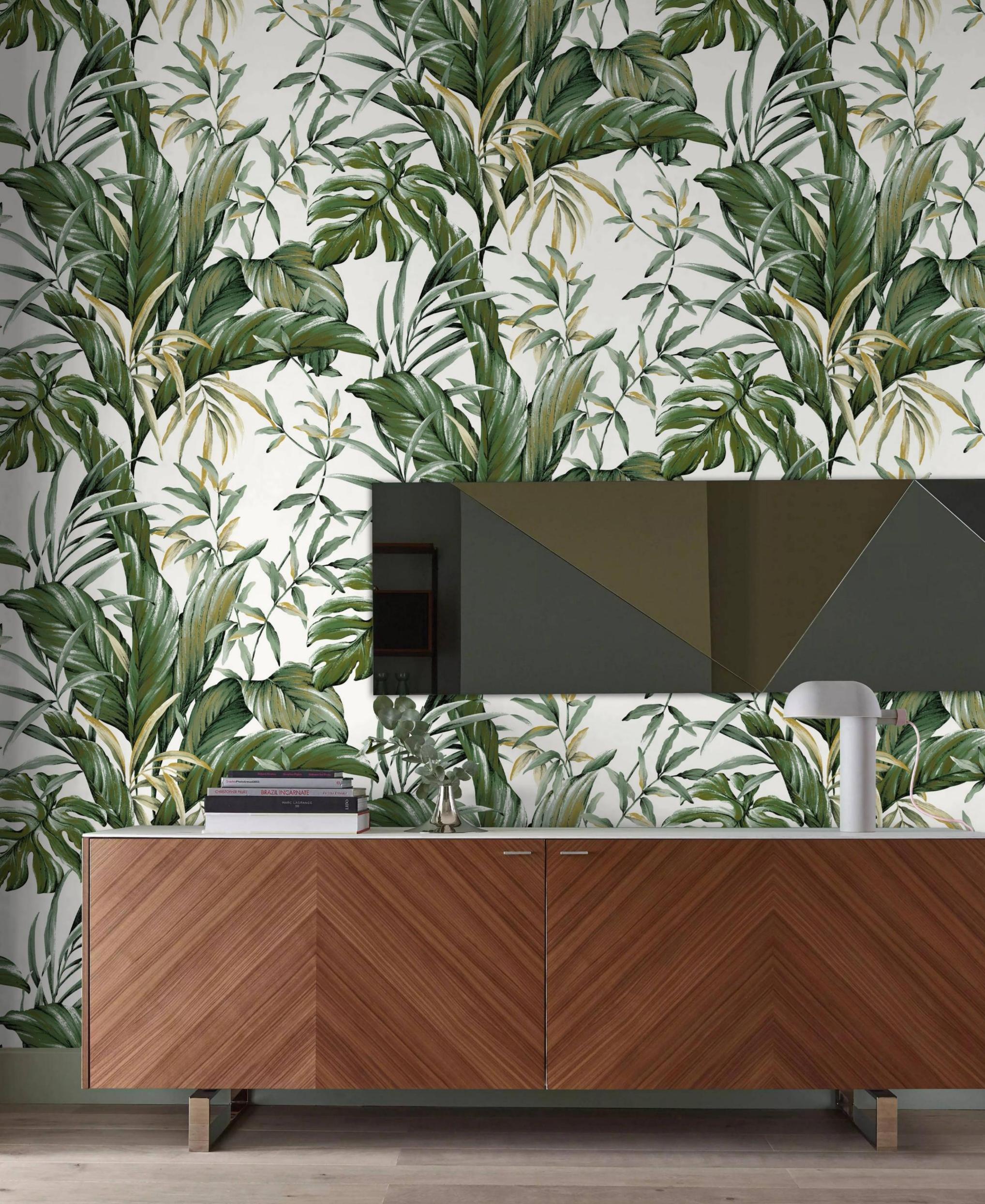 Jungle Leaf Wallpaper