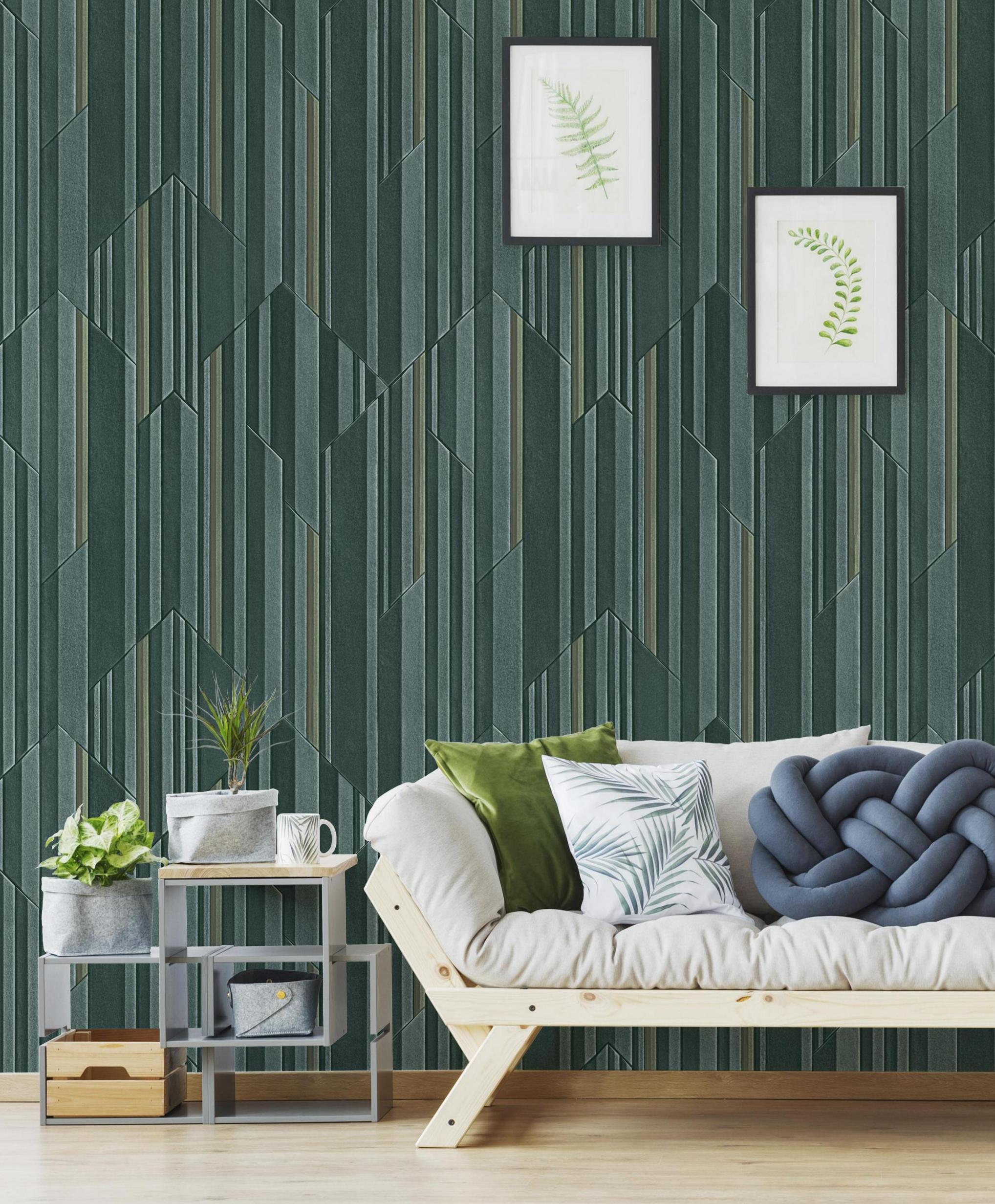 Stripe Pattern Wall Covering
