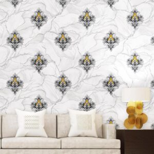 Elegant Damask Wallpaper