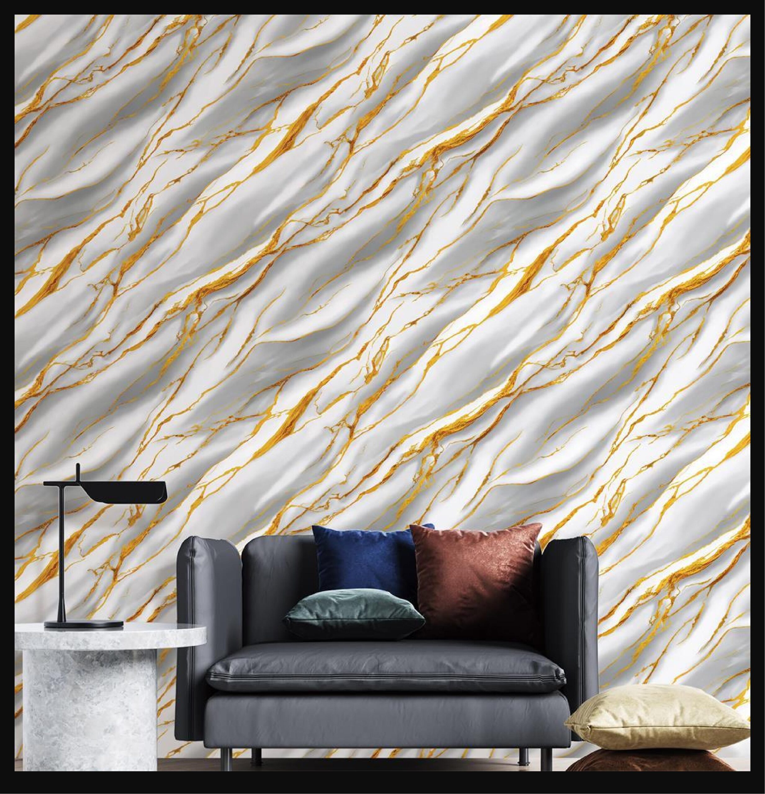 Gold Vein Wallpaper