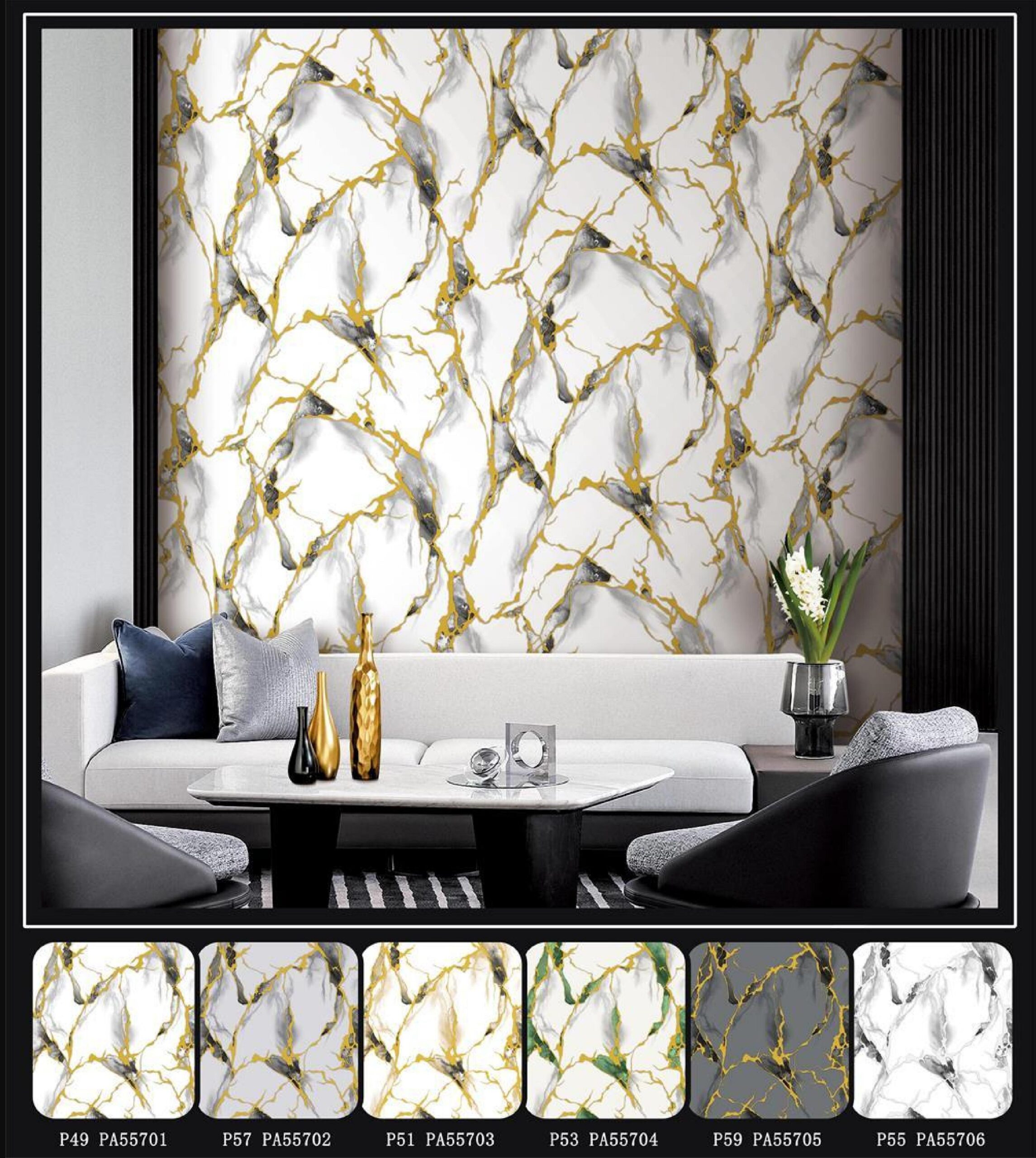 High-End Marble Wallpaper