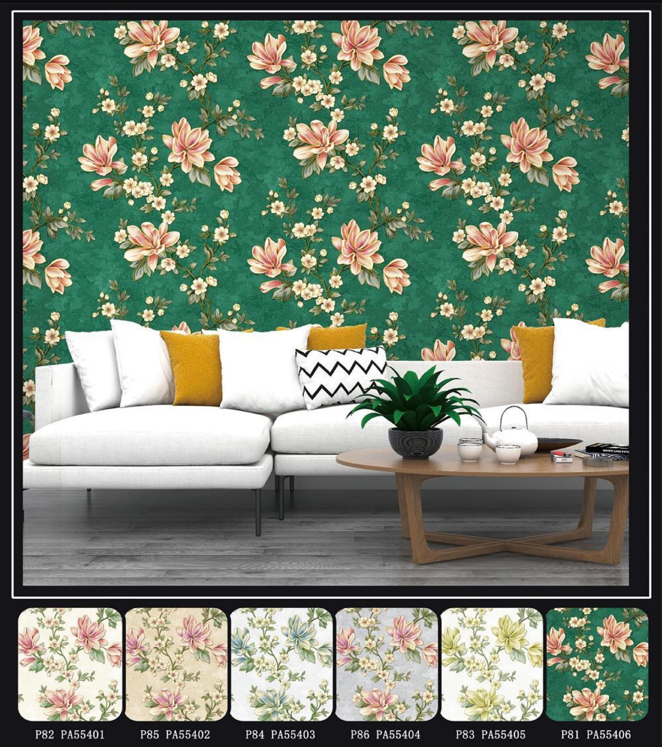 Vintage Floral Wallpaper