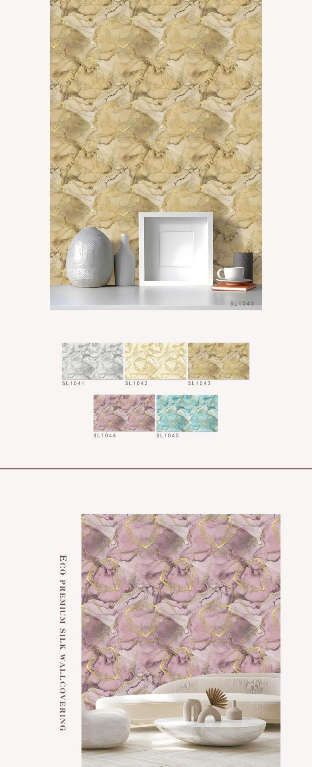 Marble Geometric Wallpaper