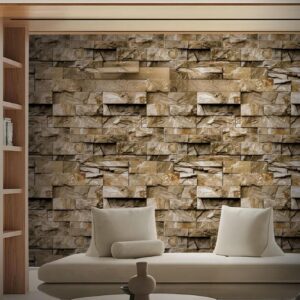 Faux Stone Wallpaper