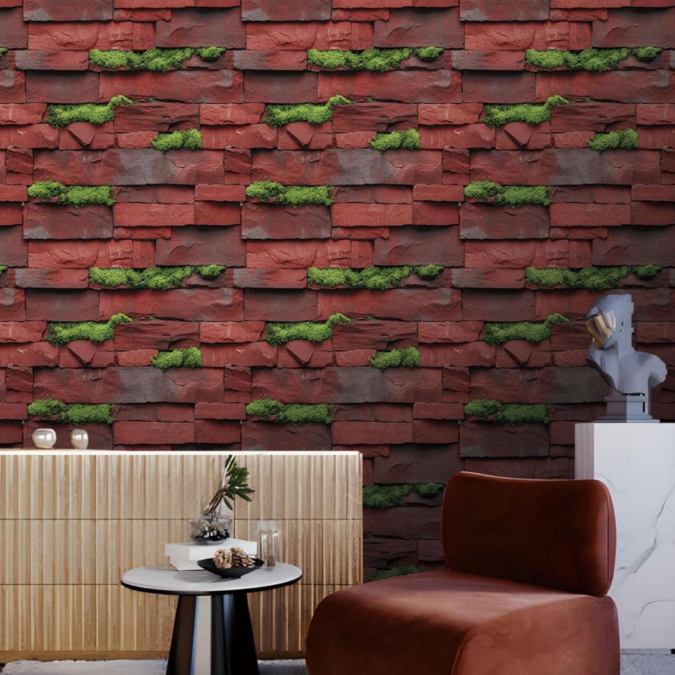 TT1052 Vintage Stone Wallpaper