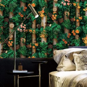 Floral Forest Wallpaper
