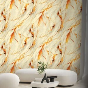 Faux Marble Wallpaper