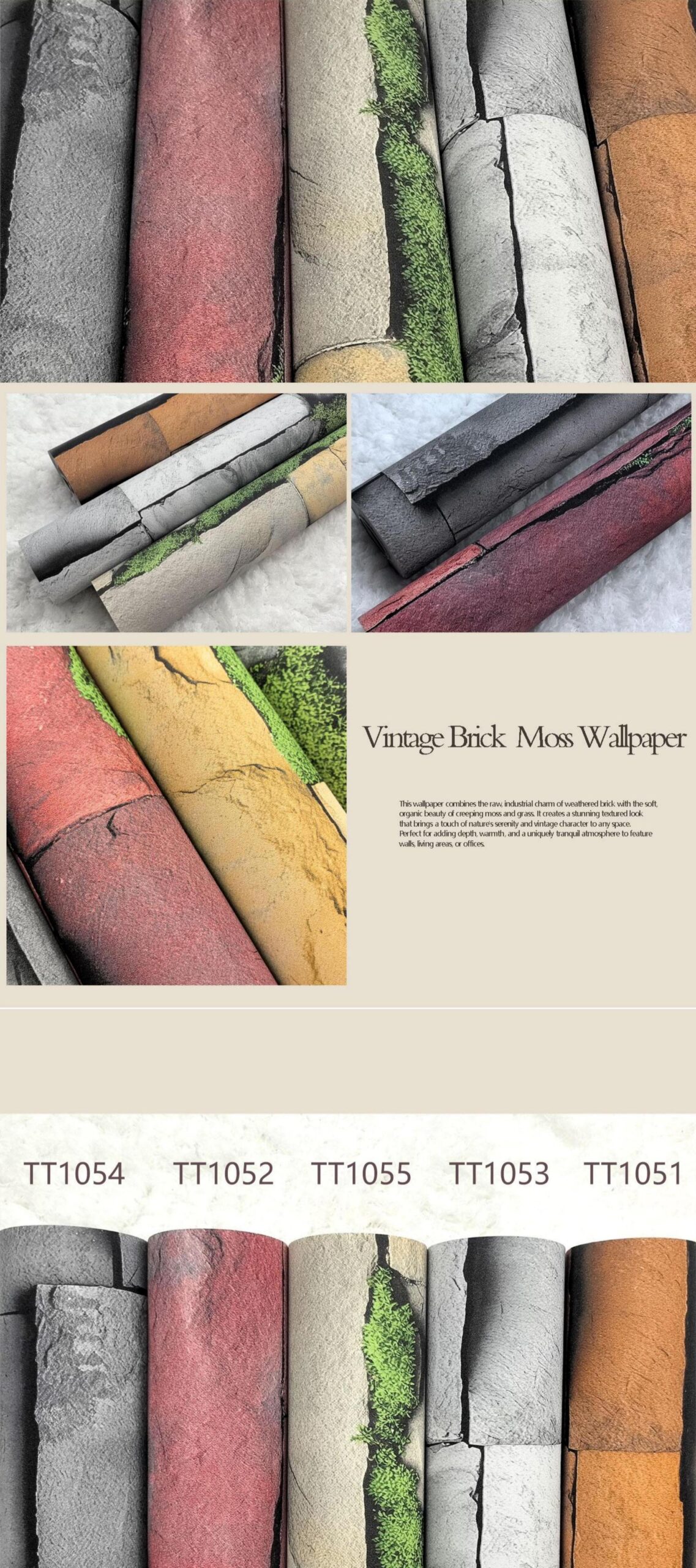 Vintage Stone Wallpaper