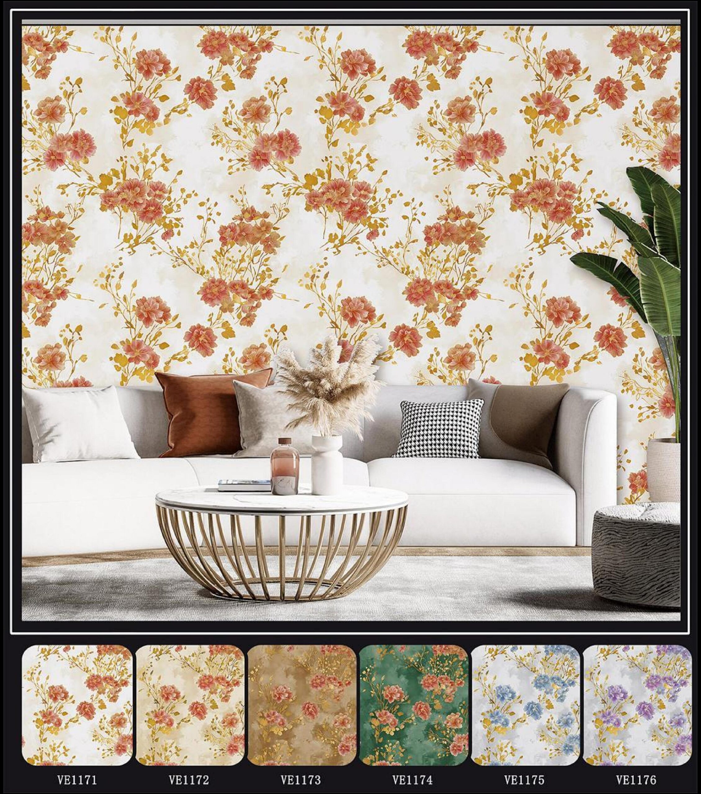 Vintage Floral Wallpaper